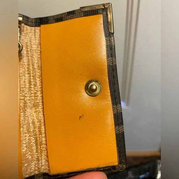 Vintage Fendi Brown Leather Zucca Six Hooks Key - Picture 5 of 10